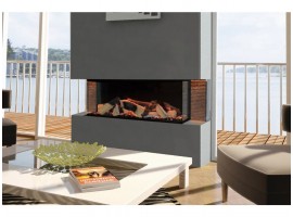 Element4 Club 100 E Hoek elektrische haard
