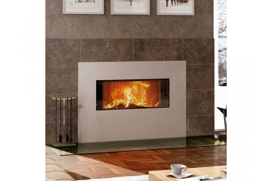 Spartherm Linear Front 73x37 (vaste greep) houtkachel