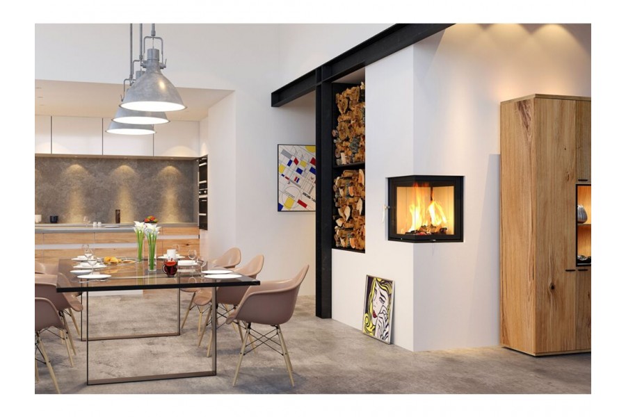 Spartherm Swing Corner R 46x46x51 houtkachel