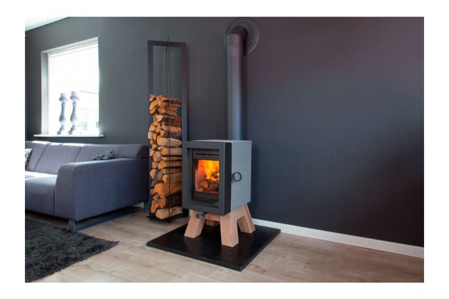 Wanders Oak Concrete houtkachel