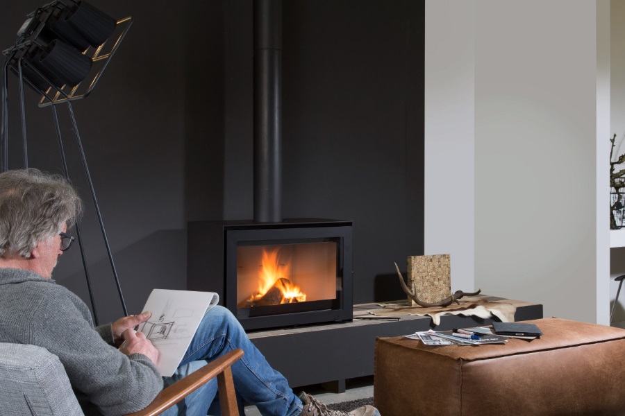 Wanders S75 Black Edition houtkachel