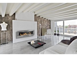 Icon Fires Nero Wall Frame 1750 bio-ethanol